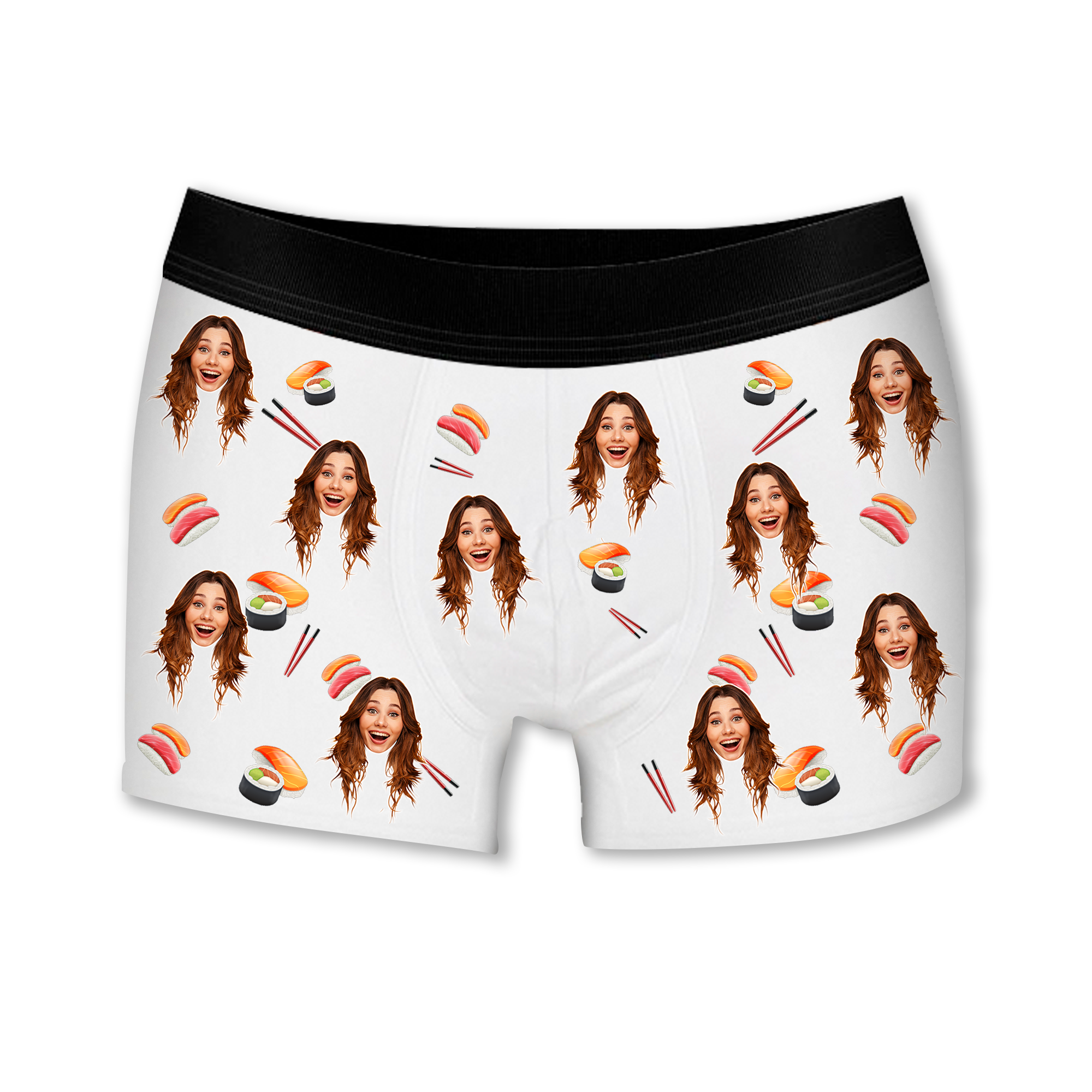 Boxer con stampa sushi